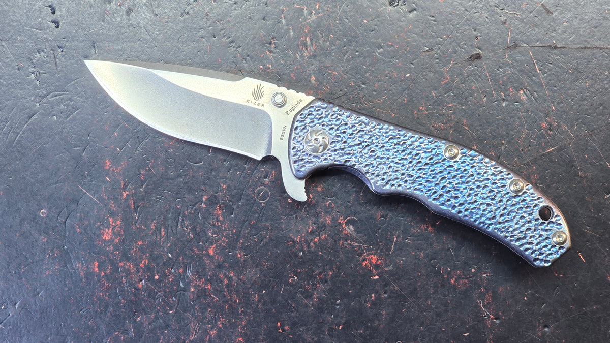 Kizer Rugiada Titanium Handle S35VN Blade