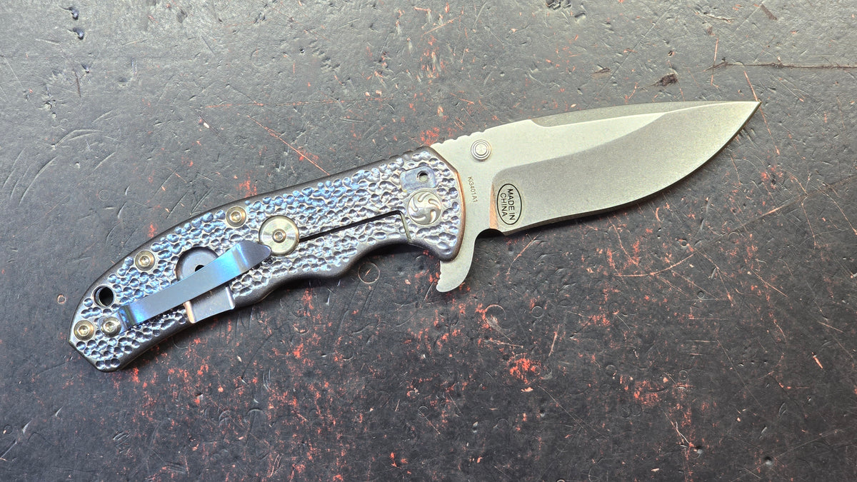 Kizer Rugiada Titanium Handle S35VN Blade