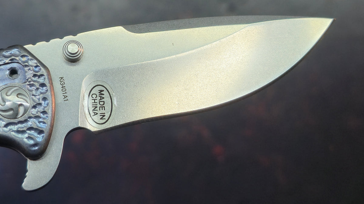 Kizer Rugiada Titanium Handle S35VN Blade