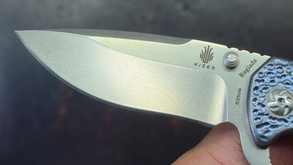 Kizer Rugiada Titanium Handle S35VN Blade