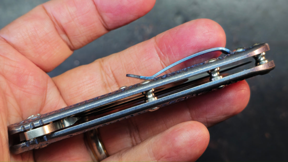 Kizer Rugiada Titanium Handle S35VN Blade