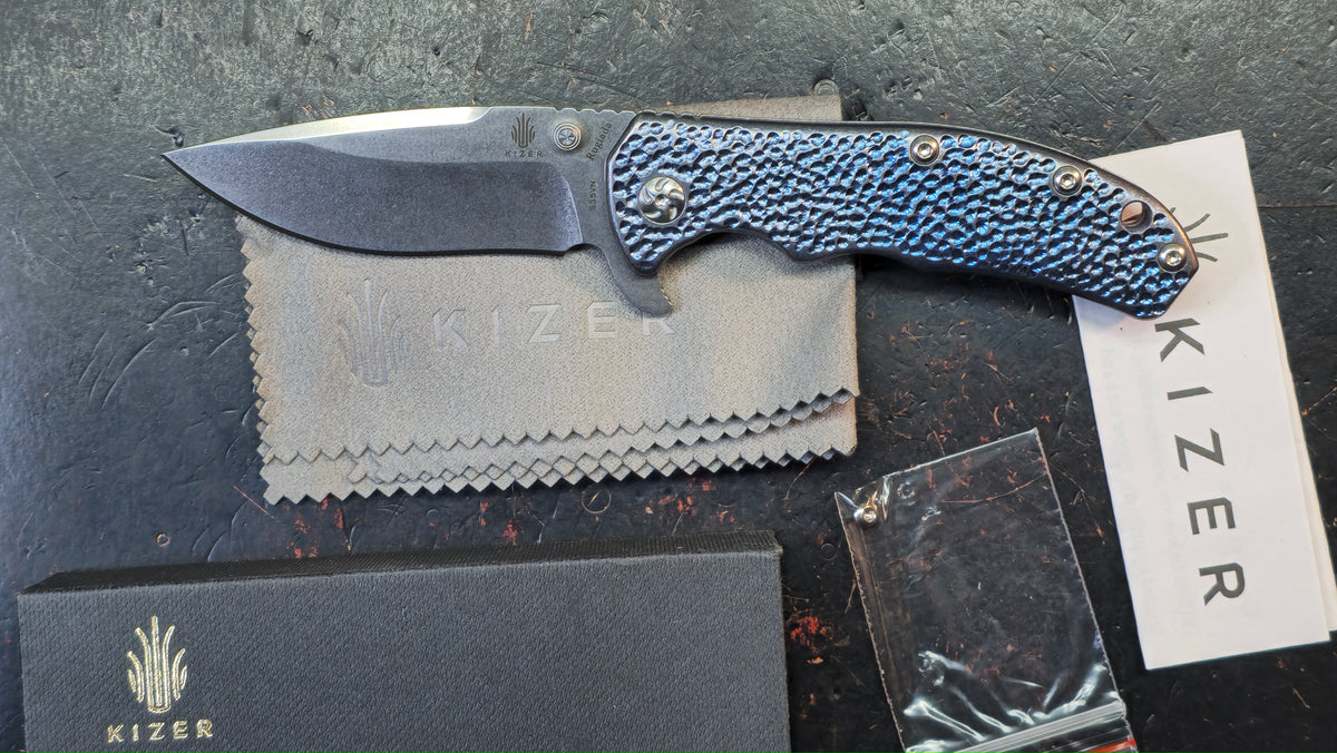 Kizer Rugiada Titanium Handle S35VN Blade