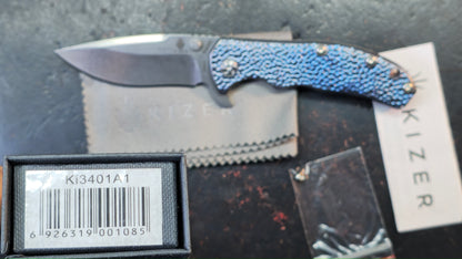 Kizer Rugiada Titanium Handle S35VN Blade
