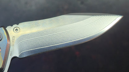 Kizer Ki302B1 Titanium Handle VG-10 Damascus Blade
