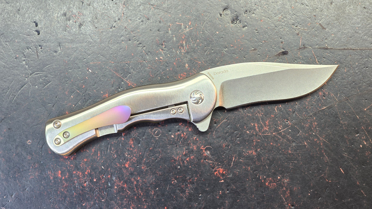 Kizer Dorado (Skully) Titanium Handle S35VN Blade