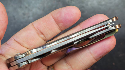 Kizer Dorado (Skully) Titanium Handle S35VN Blade