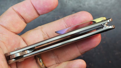 Kizer Dorado (Skully) Titanium Handle S35VN Blade
