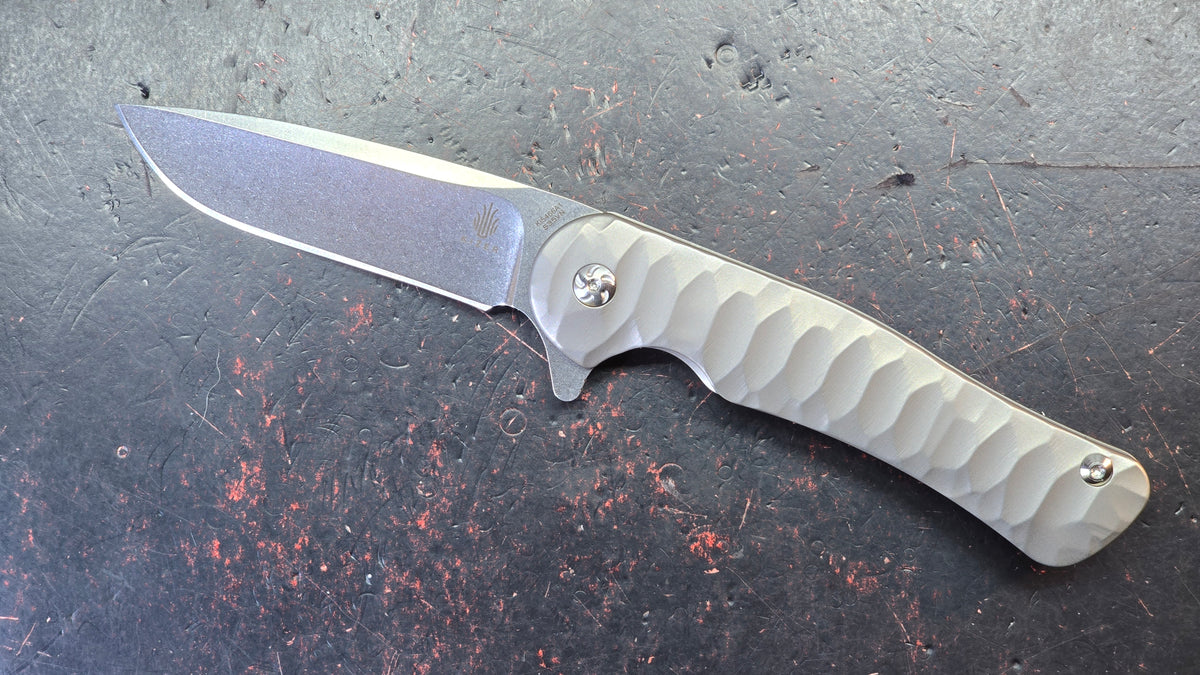 Kizer Dukes Titanium Handle S35VN Blade