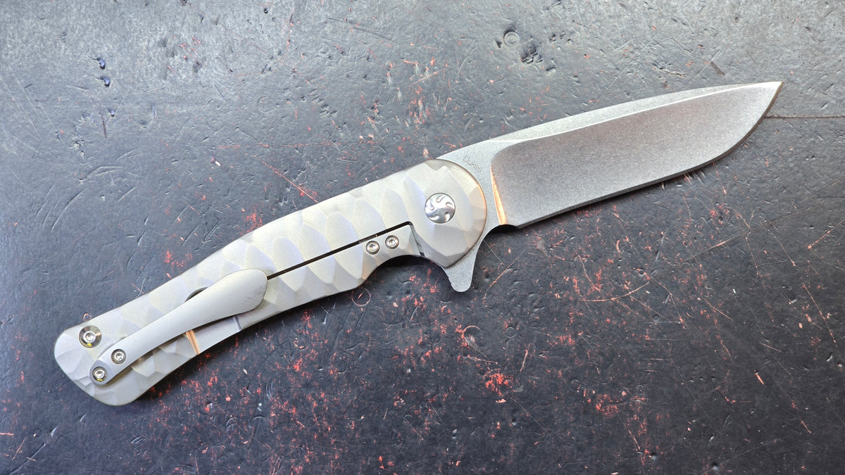 Kizer Dukes Titanium Handle S35VN Blade