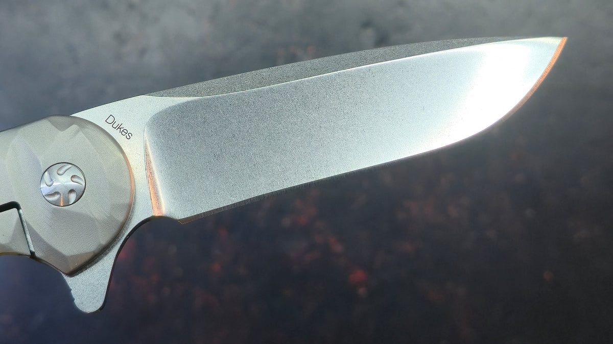 Kizer Dukes Titanium Handle S35VN Blade