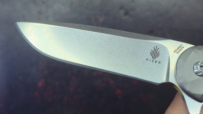 Kizer Dukes Titanium Handle S35VN Blade