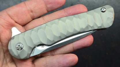 Kizer Dukes Titanium Handle S35VN Blade