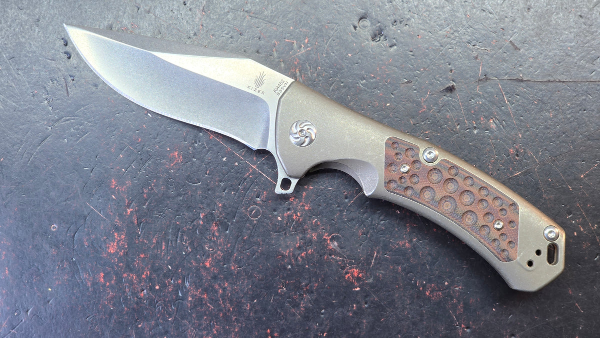 Kizer I.F.T. - L Titanium G10 Handle S35VN Blade