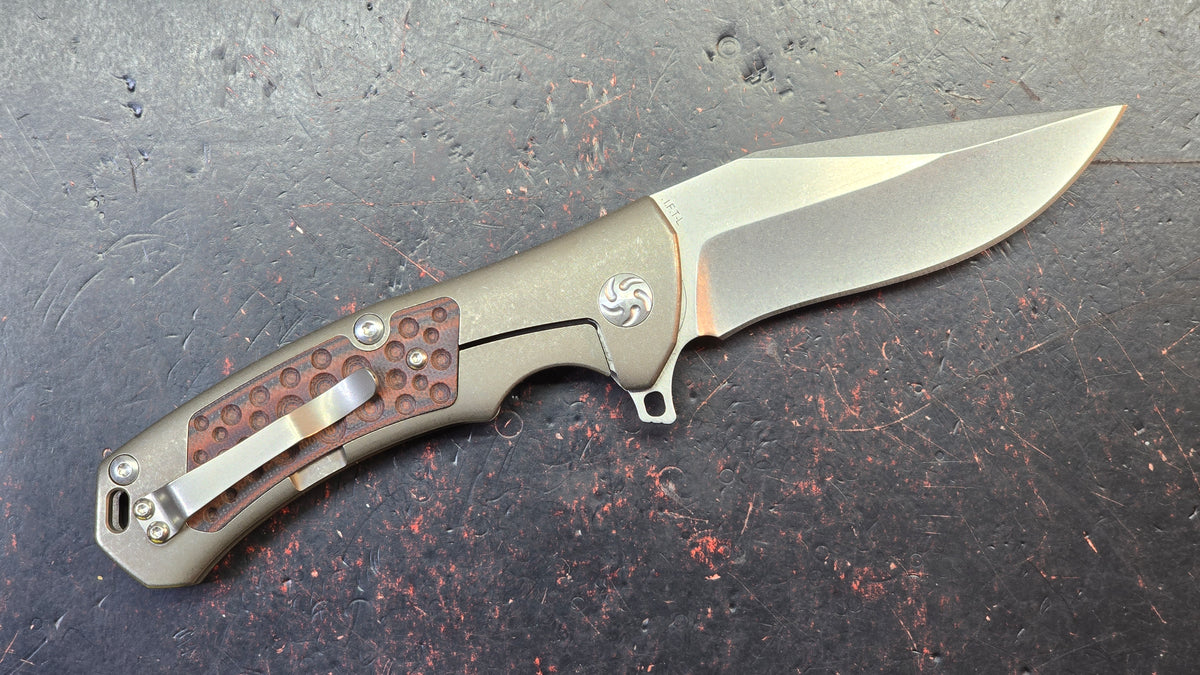 Kizer I.F.T. - L Titanium G10 Handle S35VN Blade