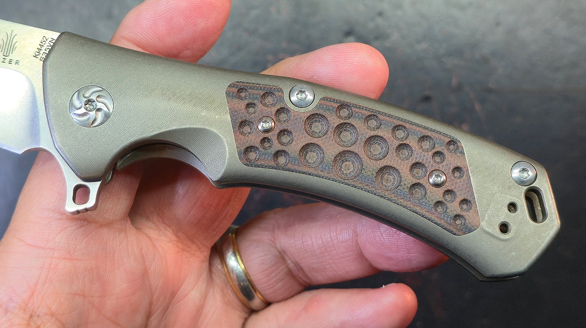 Kizer I.F.T. - L Titanium G10 Handle S35VN Blade