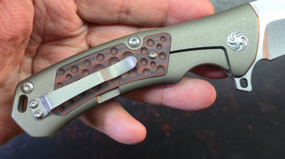 Kizer I.F.T. - L Titanium G10 Handle S35VN Blade