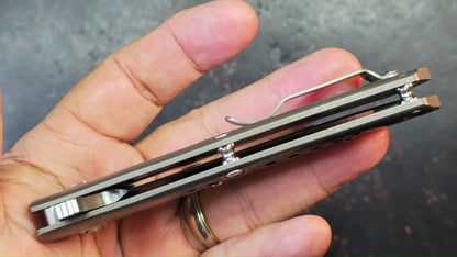Kizer I.F.T. - L Titanium G10 Handle S35VN Blade