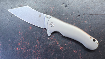Kizer Zugang Titanium Handle S35VN Blade