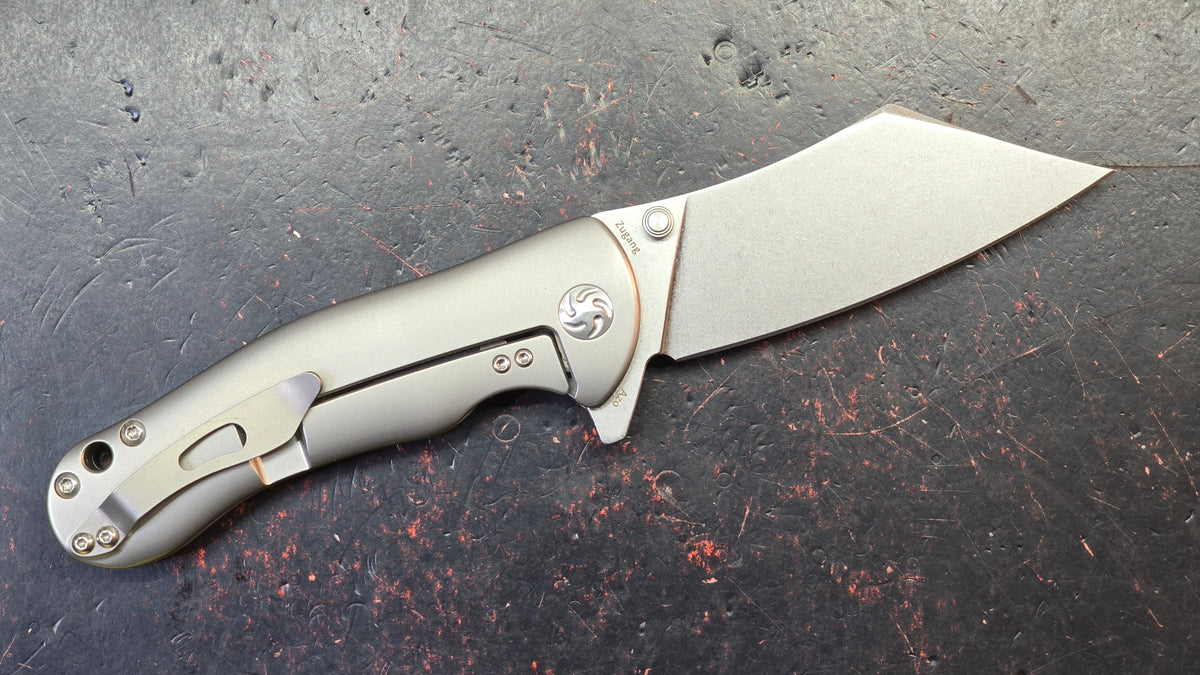 Kizer Zugang Titanium Handle S35VN Blade