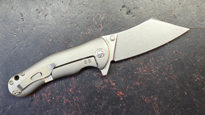 Kizer Zugang Titanium Handle S35VN Blade