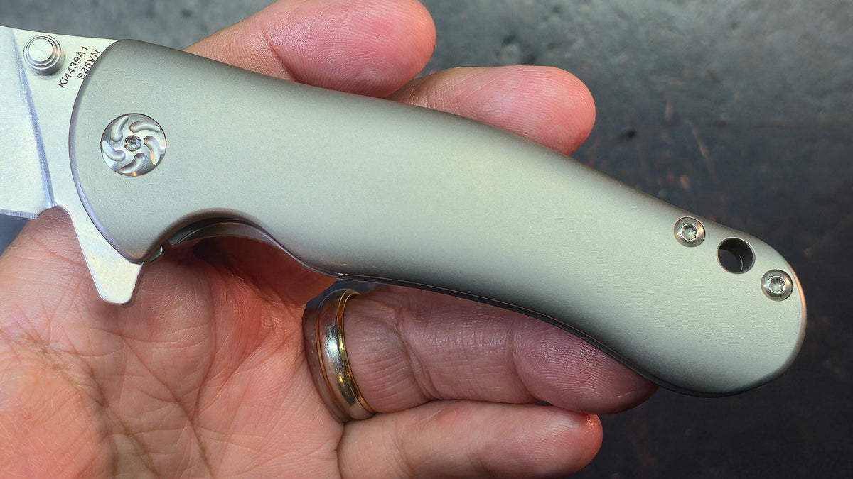 Kizer Zugang Titanium Handle S35VN Blade