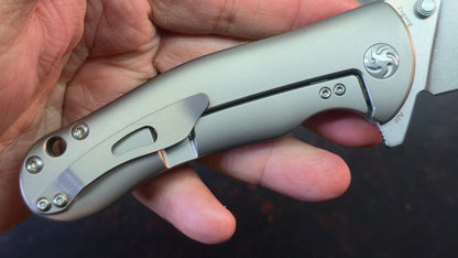 Kizer Zugang Titanium Handle S35VN Blade