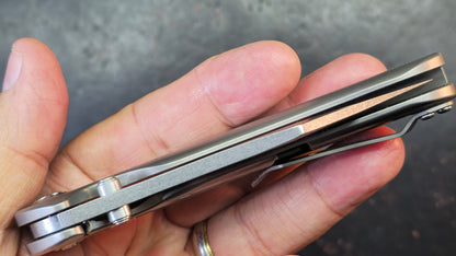 Kizer Zugang Titanium Handle S35VN Blade