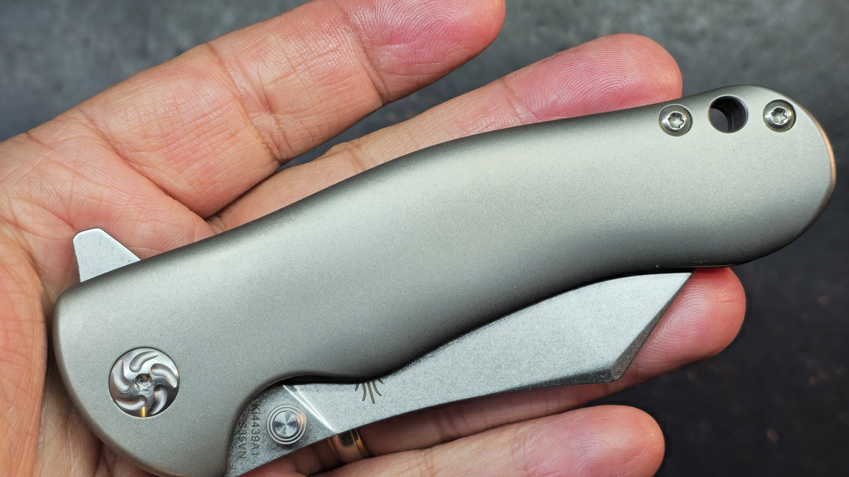 Kizer Zugang Titanium Handle S35VN Blade