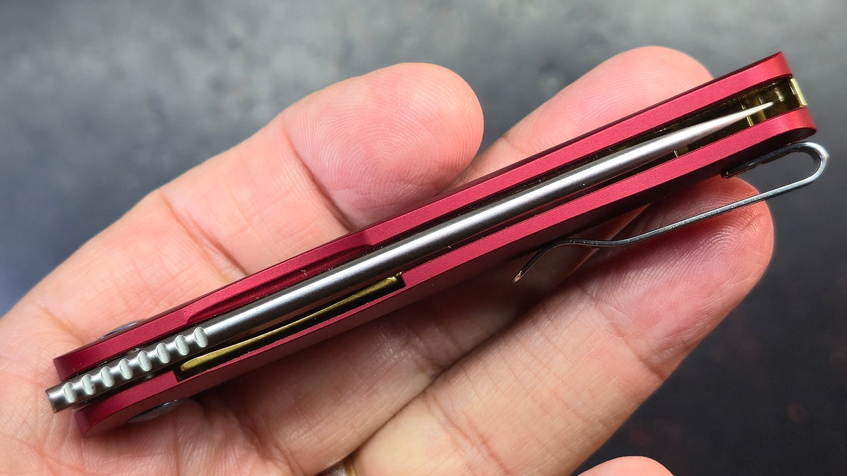 Kizer Latt Vind Mini (Iron Man) Alum Handle N690 Blade