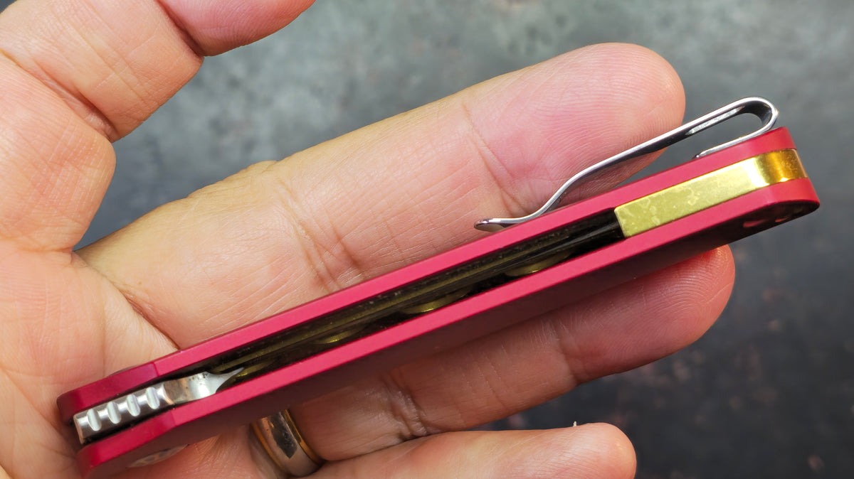 Kizer Latt Vind Mini (Iron Man) Alum Handle N690 Blade