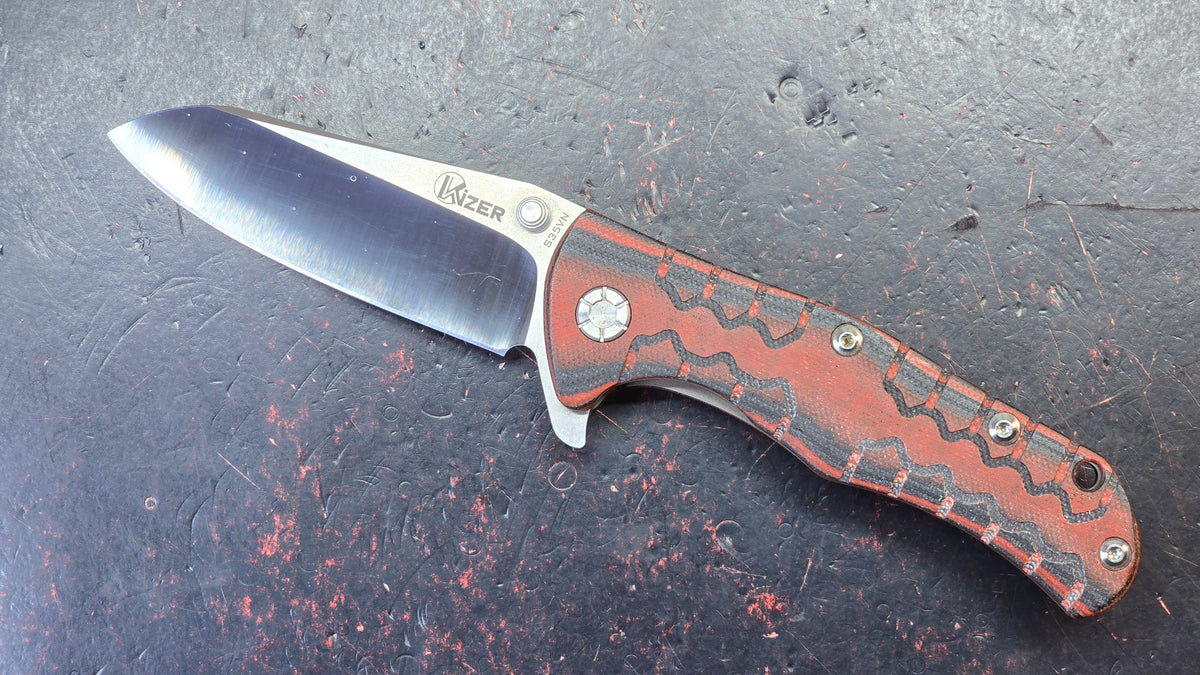 Kizer Ki405 G10 Titanium Handle S35VN Blade