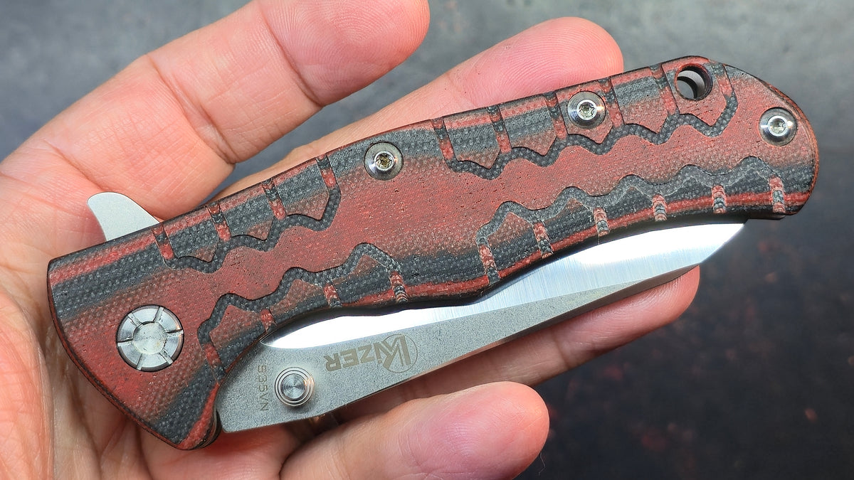 Kizer Ki405 G10 Titanium Handle S35VN Blade
