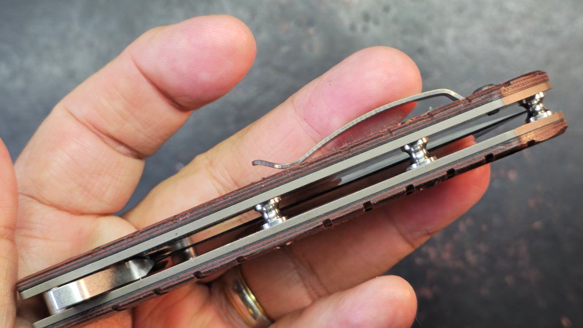 Kizer Ki405 G10 Titanium Handle S35VN Blade