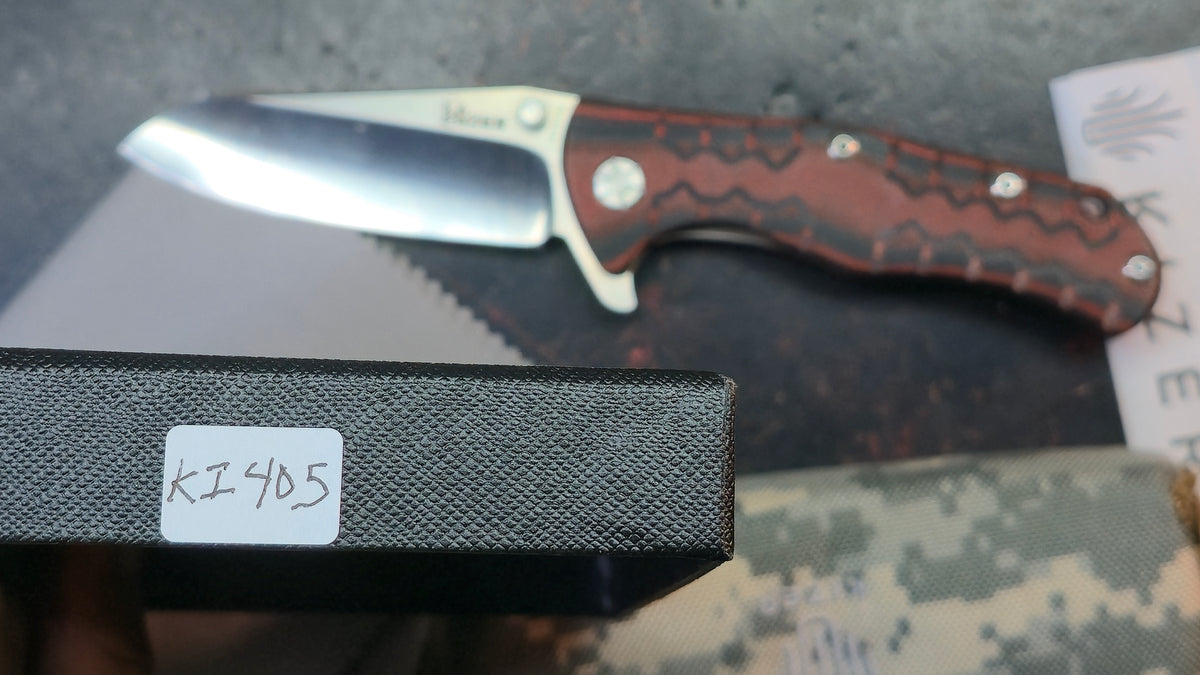 Kizer Ki405 G10 Titanium Handle S35VN Blade