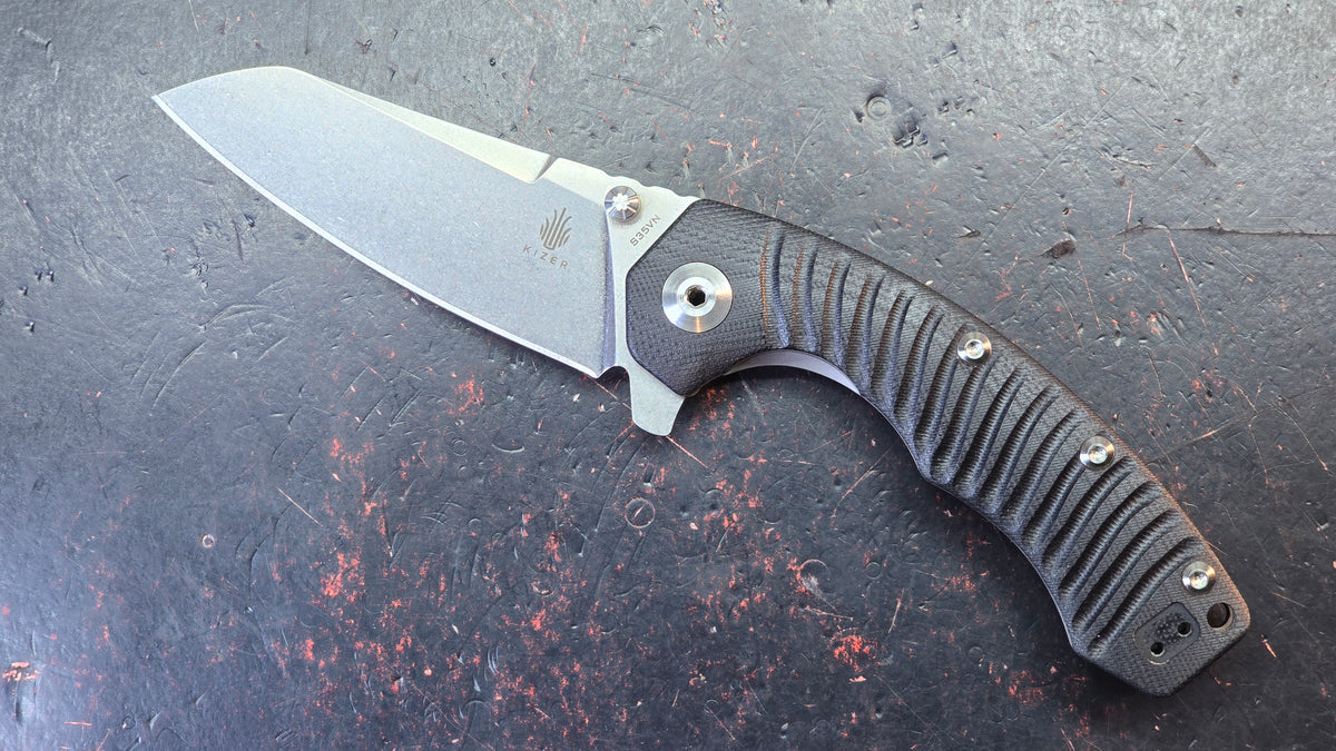Kizer Ki4450A1 G10 Titanium Handle S35VN Blade