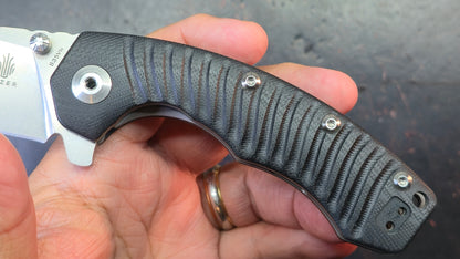 Kizer Ki4450A1 G10 Titanium Handle S35VN Blade