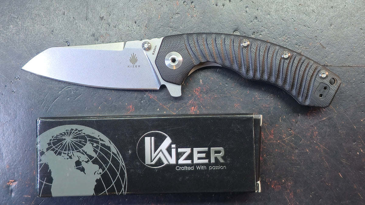 Kizer Ki4450A1 G10 Titanium Handle S35VN Blade