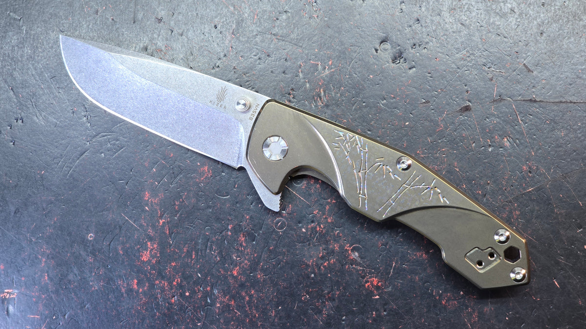 Kizer Ki4426 Titanium Handle S35VN Blade