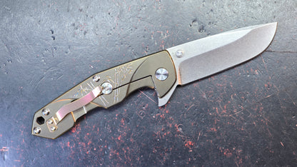 Kizer Ki4426 Titanium Handle S35VN Blade