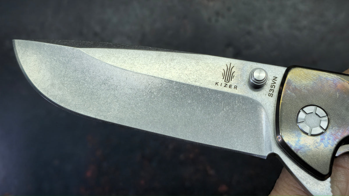 Kizer Ki4426 Titanium Handle S35VN Blade