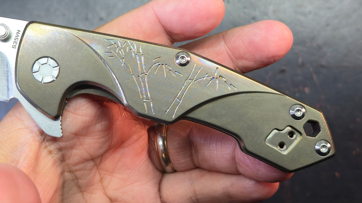 Kizer Ki4426 Titanium Handle S35VN Blade