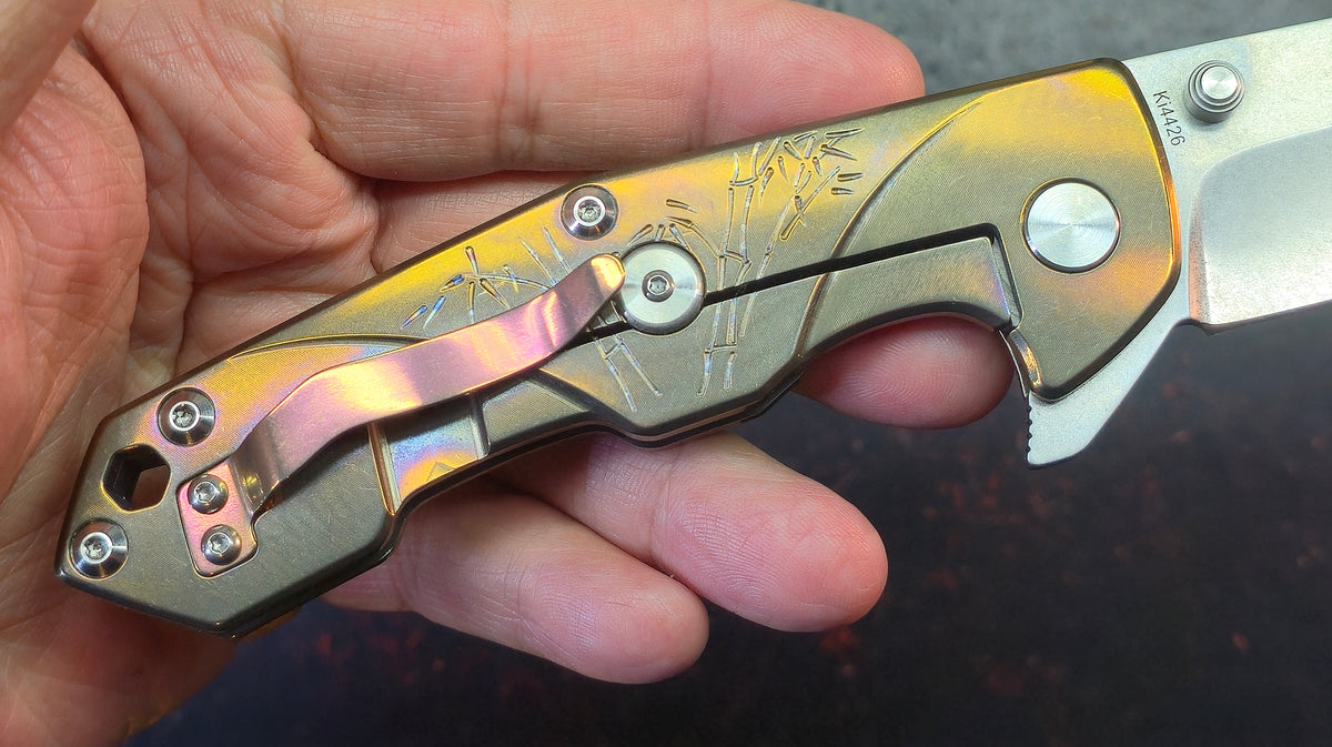 Kizer Ki4426 Titanium Handle S35VN Blade