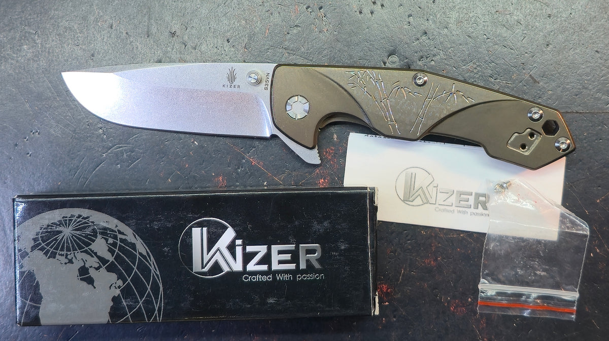 Kizer Ki4426 Titanium Handle S35VN Blade