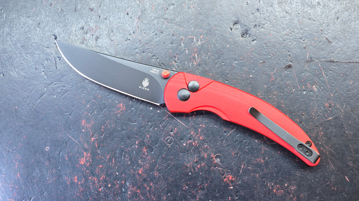 Kizer Chili Pepper G10 Handle 154CM Blade