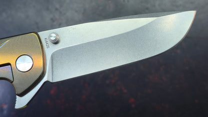 Kizer Ki4426 Gold Titanium Handle S35VN Blade
