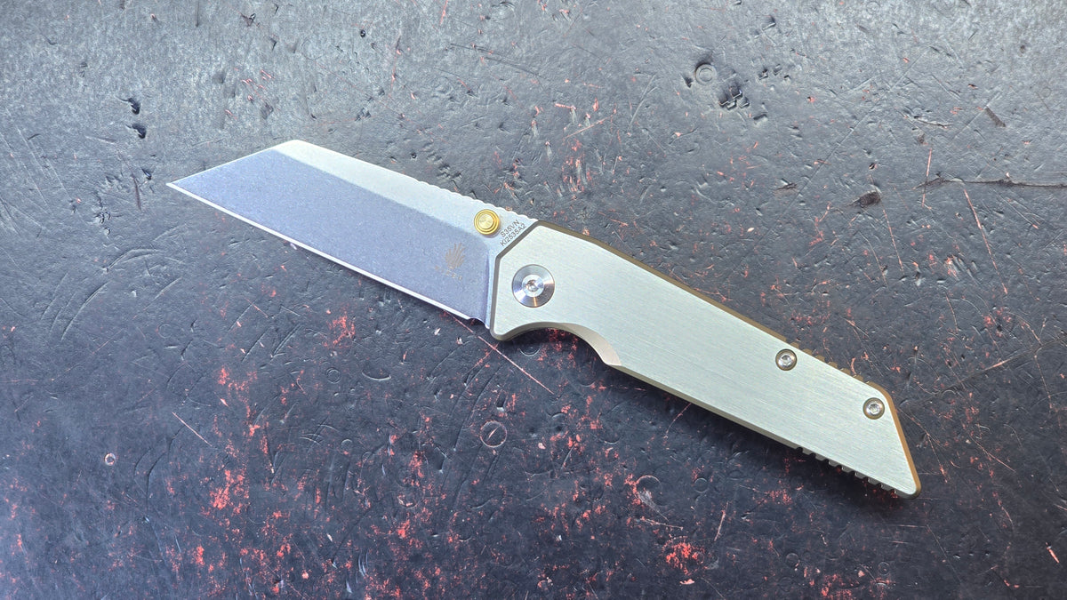 Kizer Fire Ant Titanium Handle S35VN Blade
