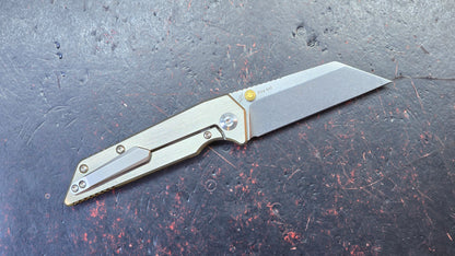 Kizer Fire Ant Titanium Handle S35VN Blade