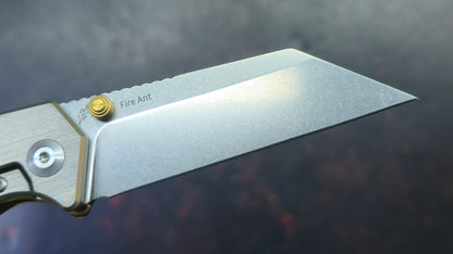 Kizer Fire Ant Titanium Handle S35VN Blade
