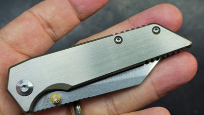 Kizer Fire Ant Titanium Handle S35VN Blade