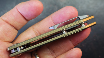 Kizer Fire Ant Titanium Handle S35VN Blade